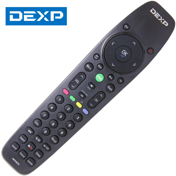 Пульт телевизора dexp кнопки
