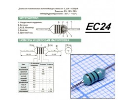 EC24-100K Дросс. 10мкГн