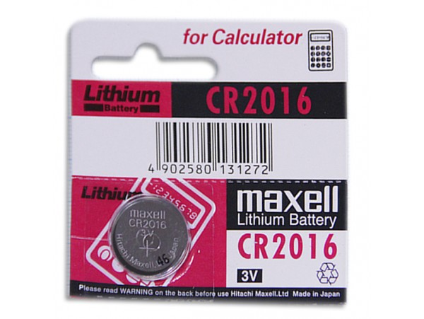 CR2016 Батарея 3V Maxell