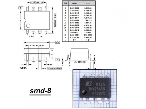 TNY254GN SMD8