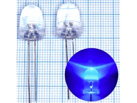 LED HB10b-433BA cyan d=10