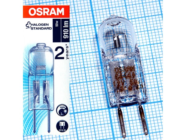 Лампа 12V50W Osram 64440 S GY6,35