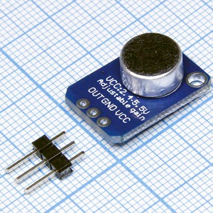 Усилитель микрофонный MAX4466 с регул. усиления