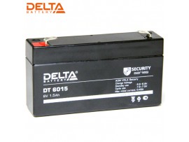 Аккумулятор 6V/1,5A DT6015  Delta 97х25х51