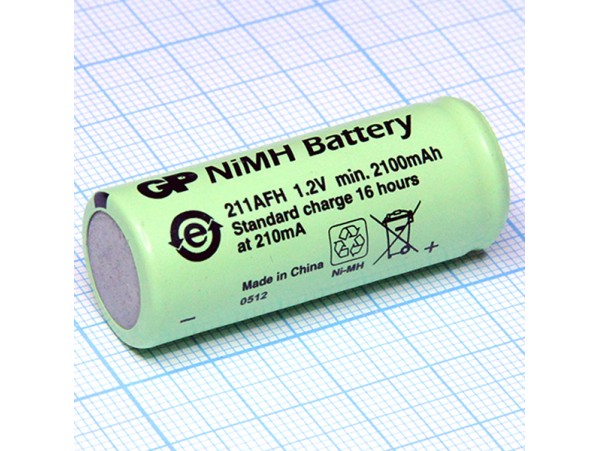 Аккумулятор 1,2V/2000 AAM (d=17 ;L=43) NIMH 4/5 A