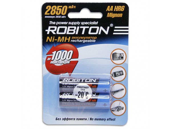 Аккумулятор 1,2V/2850 R06(d=14;L=50) Robiton