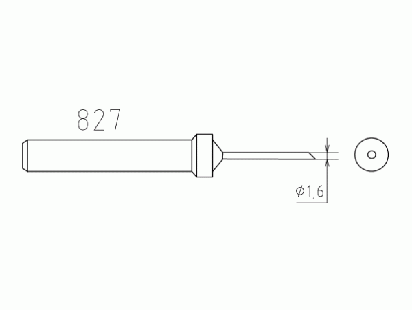 SL-30 Наконечник №827 для паяльн. станции