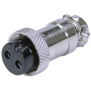 GX16M-2A розетка 2PIN на кабель 16мм