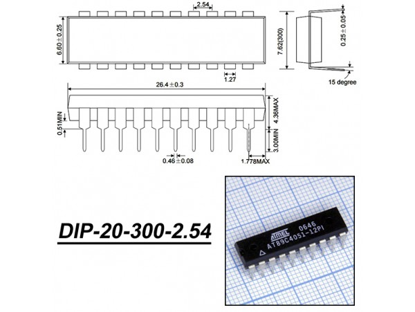 AT89C4051-12PI