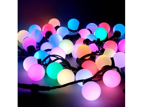 Гирлянда-шарики 100 LED 13 м RGB уличная
