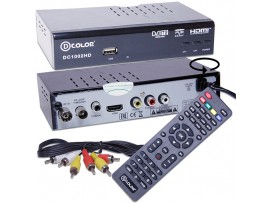 D-COLOR DC1002HD ресивер эфирный DVB-T2,HD