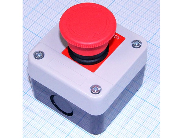 GB2-B174H29 380V/10A on-off красный кнопочный пост