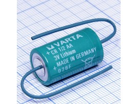 CR1/2AA Батарея 3V VARTA Lithium (d=14;L=25) с выводами