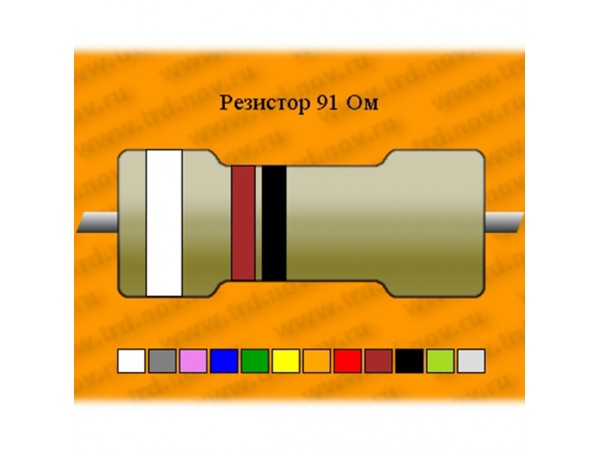 Рез.-2-91 Ом MF-200-2-91J