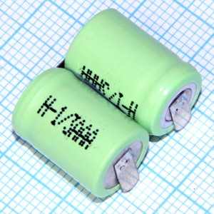 Аккумулятор 2,4V/170 17AAAH2XZ  NiMH (2х1/3AAA)