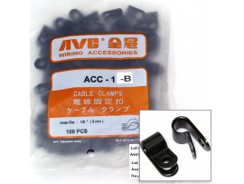 ACC 1-B /100PCS/ Держ.кабеля 3мм черный