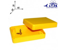 BOX-KA08 65х45х22 желтый Корпус МастерКит