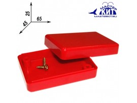 BOX-KA08 65х45х22 красный Корпус МастерКит