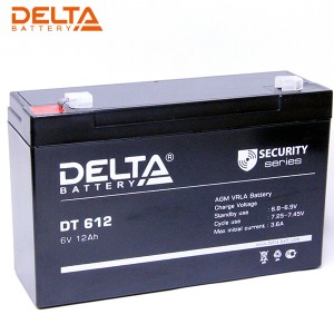 Аккумулятор 6V/12AH DT612 Delta 150x50x95