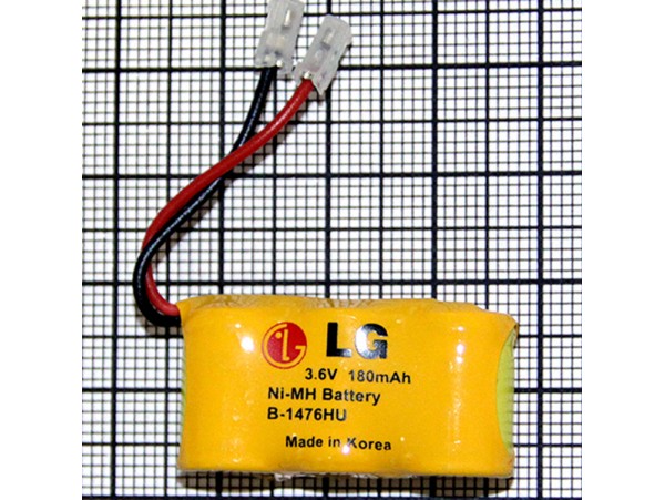 Аккумулятор 3,6V/180 LG1476 NiMH  (3х1/3AAA)