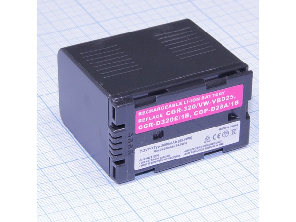 CGR-320 Аккумулятор 7,2V/3600mAh Panasonic