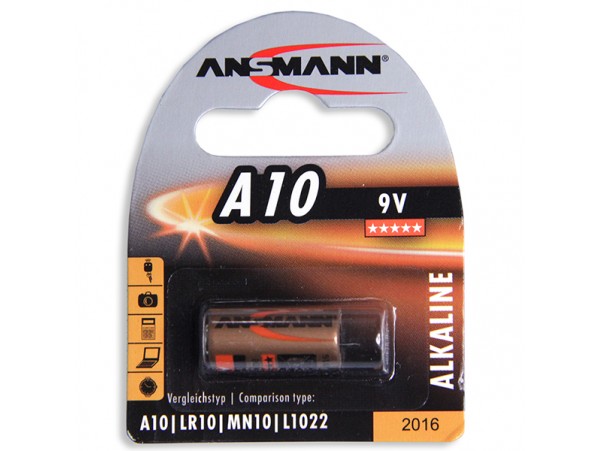 Батарея 9V 10A (d=8;L=22) Ansmann