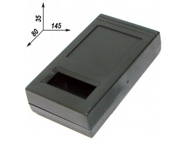 BOX-Z49 80х145х35 Корпус с окном и отсеком