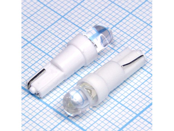 T5 1white 5mm 15° LED лампа
