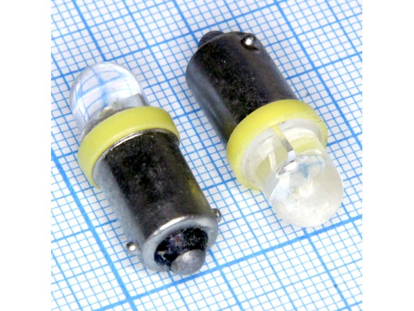 BA9S 1yellow 8mm 4-х 60° LED bulbs лампа