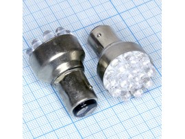 S25/115S2 12red 5mm LED bulbs лампа 2-х контактная