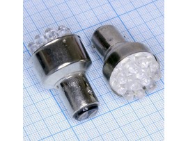 S25/115S2 12white 5mm LED bulbs лампа 2-х контактные