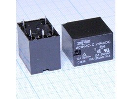 Реле 24VDC 801H-1C-C 1C 10A/250VAC