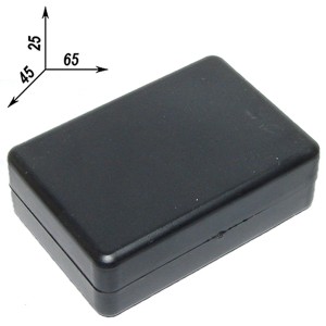 BOX-KA08 65х45х22 чёрный Корпус