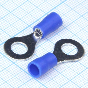 TRI-2-6 Наконечник кольцевой М6 (1,5-2,5) синий