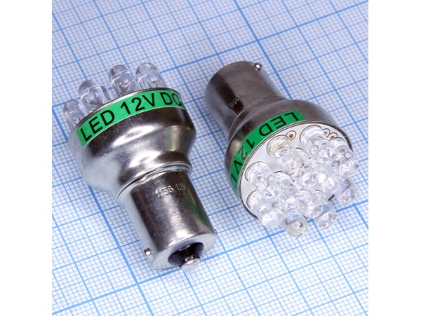 S25/115S 12green 5mm LED bulbs лампа