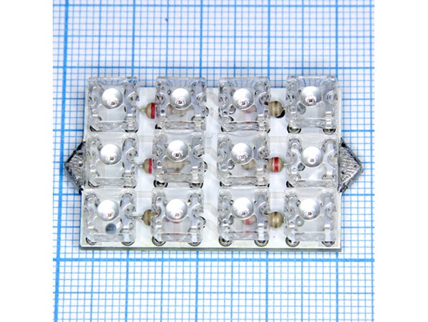 12 LED bulbs D-313R (E) лампа