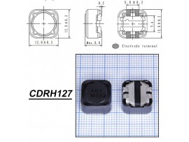 CDRH127NP-4R7NC 4,7 мкГн/6,8A чип. Дросс. SUMIDA