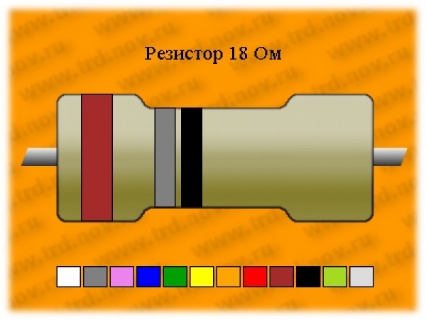 Рез.-1-18 Ом (MF-100 -1 -18 J)