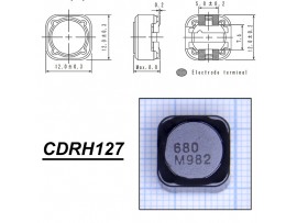 CDRH127/LDNP-680MC 68мкГн/2,6А