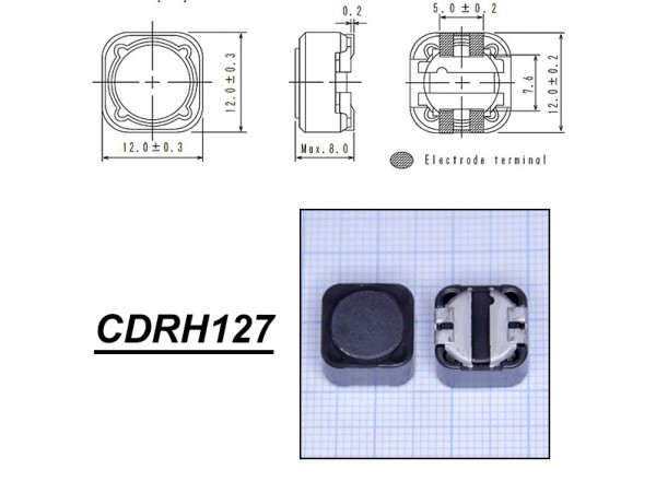 CDRH127/LDNP-560MC 56мкГн/2,9А дроссель SMD