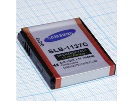 Аккумулятор Samsung SLB-1137C 3,7V/1100A