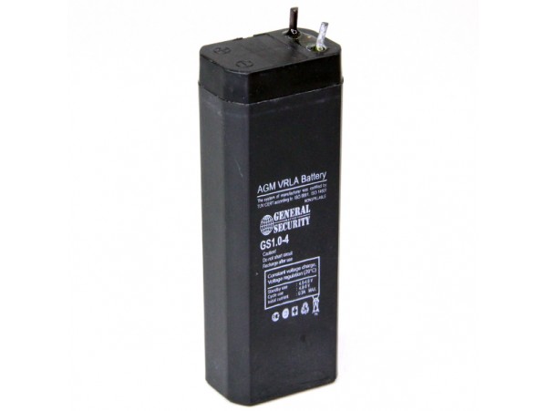 Аккумулятор 4V/1,0Ah (33х23х91) GS1.0-4