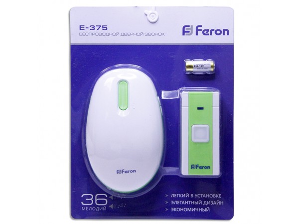 Звонок Feron E-375 Беспроводной