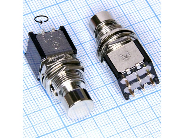 SF12020F-0202-20R-M-011 250V/3A 2on-(on) кнопка