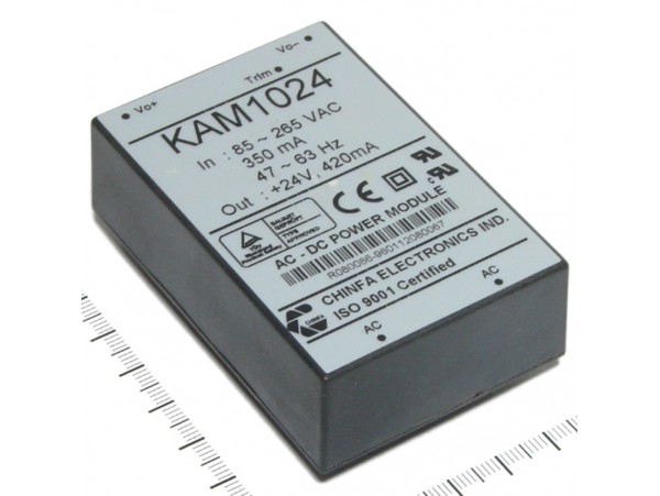 KAM1024 Преобразователь напряжения ~220V>24V(420mA)