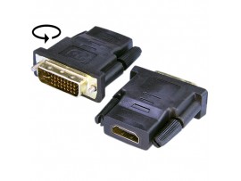 Переходник DVI-I штекер < HDMI гнездо
