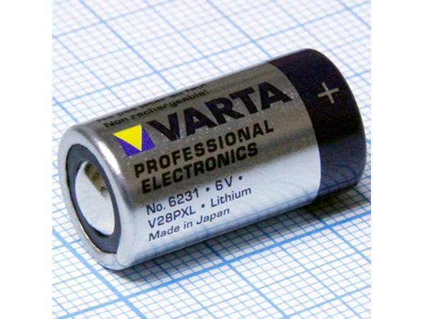 Батарея 6V Varta 2CR 1/3N Lithium V28PXL