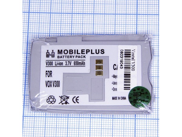 Voxtel V300 Акк. Li-Ion 3.7V/650 mAh