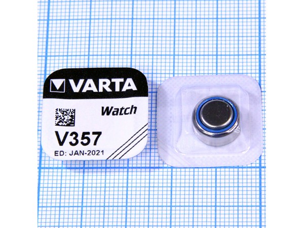 Элемент питания SR44SW (V357) VARTA  н/к