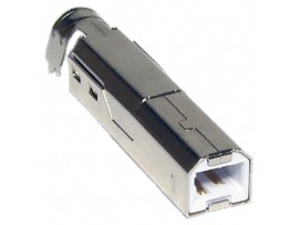 USBB-4CP вилка на кабель тип B (обжим)